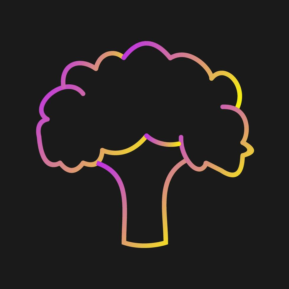 Broccoli Vector Icon