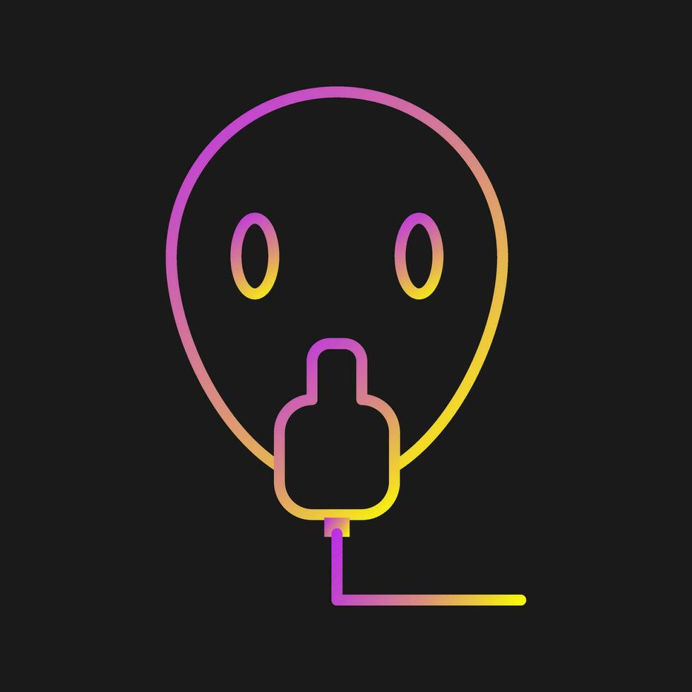 Oxygen Mask Vector Icon