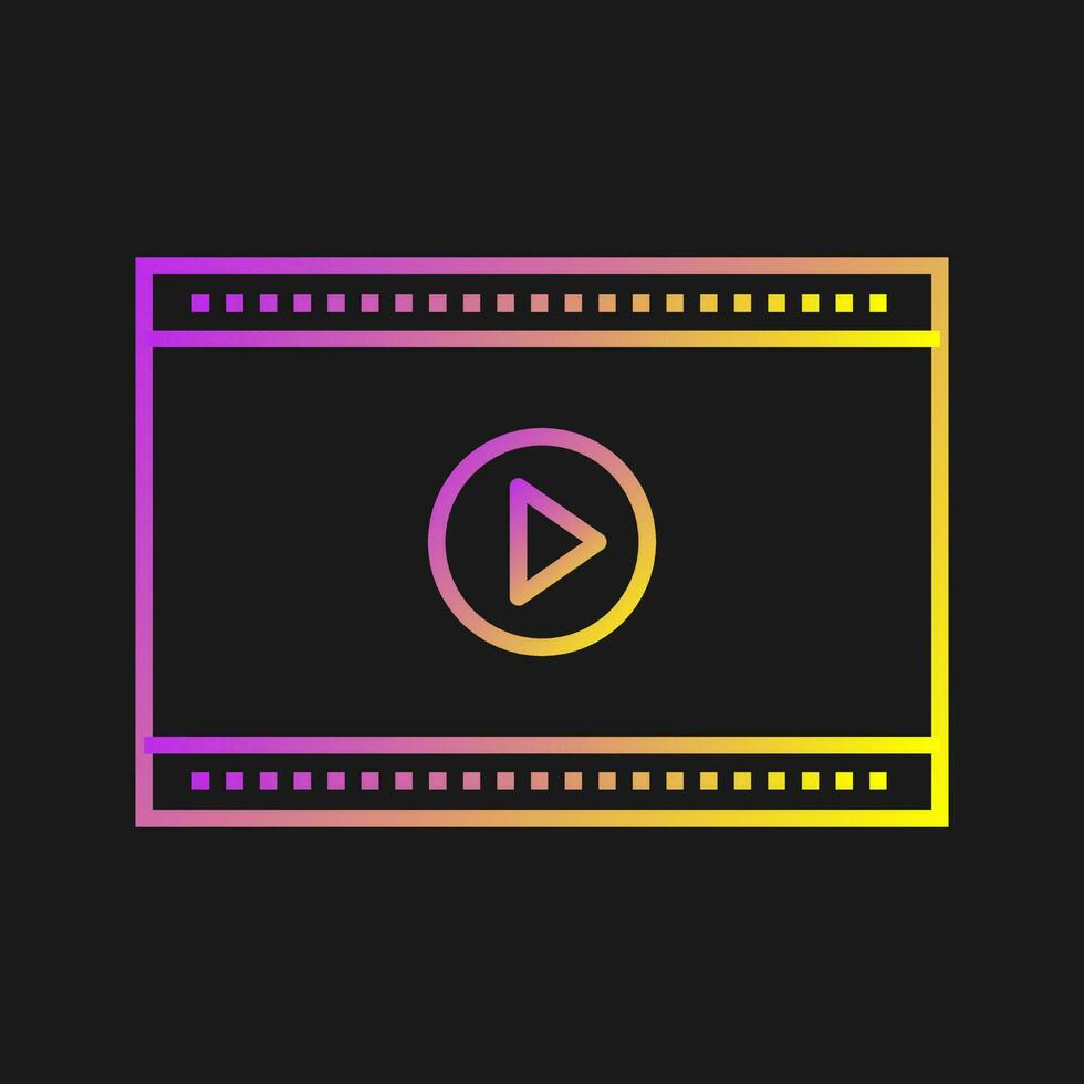 Video player Vector Icon