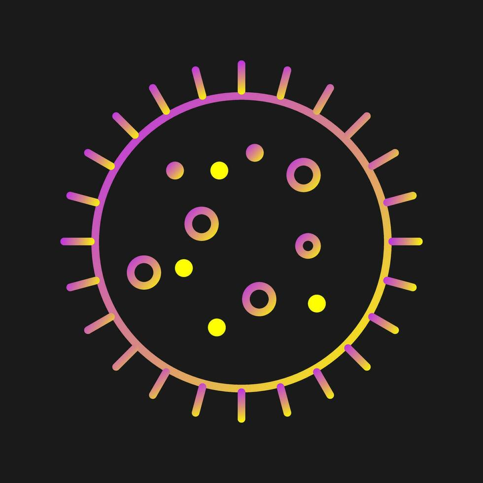 Bacteria in Slide Vector Icon