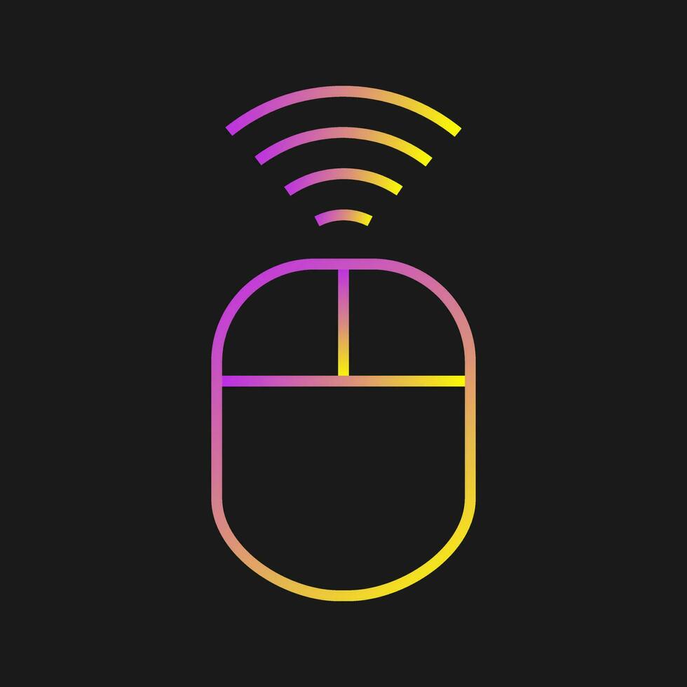 Wireless input device Vector Icon