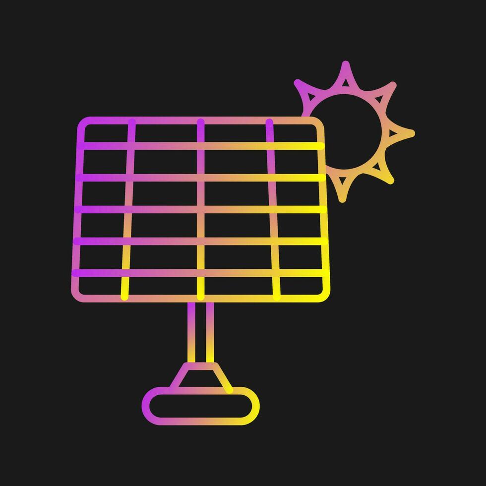 Solar Panel Vector Icon
