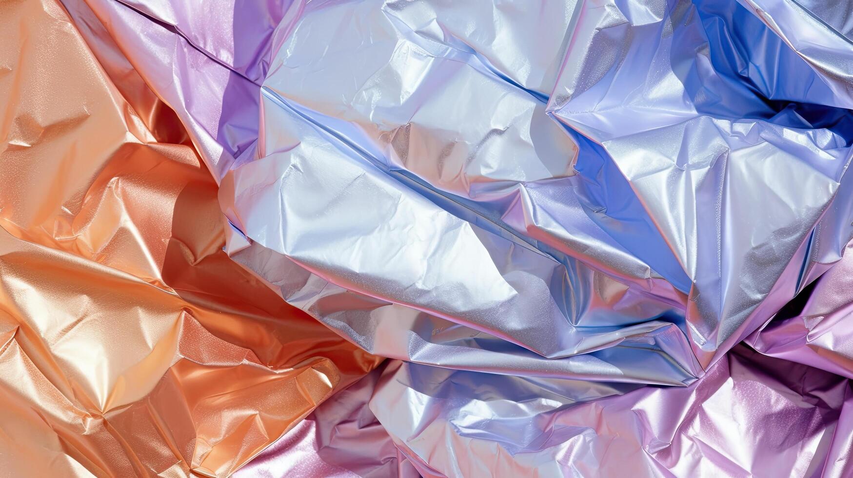 Pastel Crinkled Foil Pattern. Illustration photo