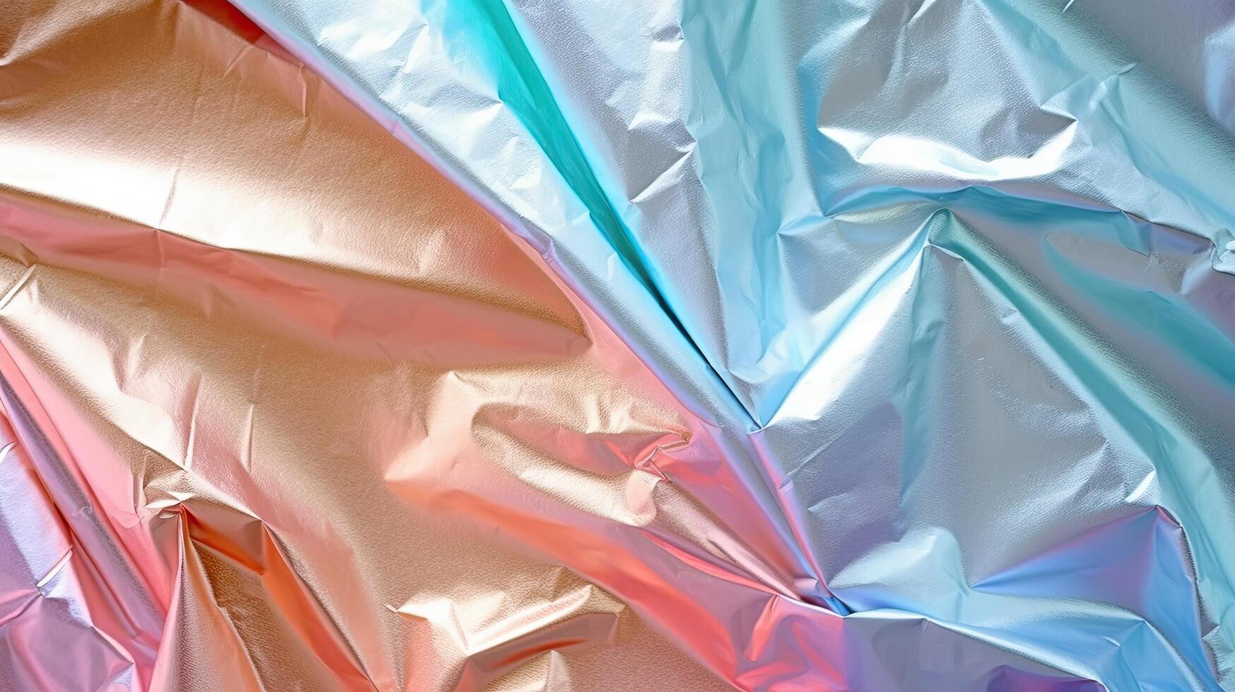 Pastel Crinkled Foil Pattern. Illustration photo