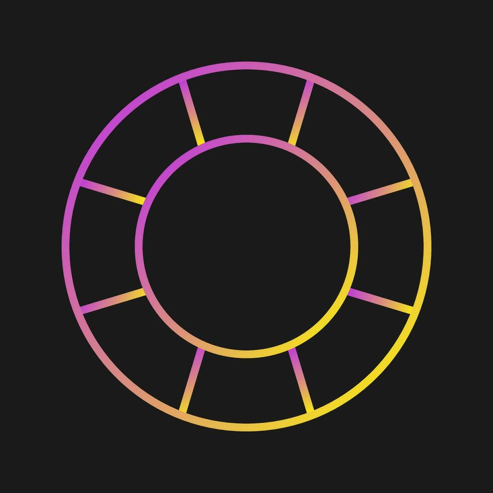 Life Saving Tube Vector Icon