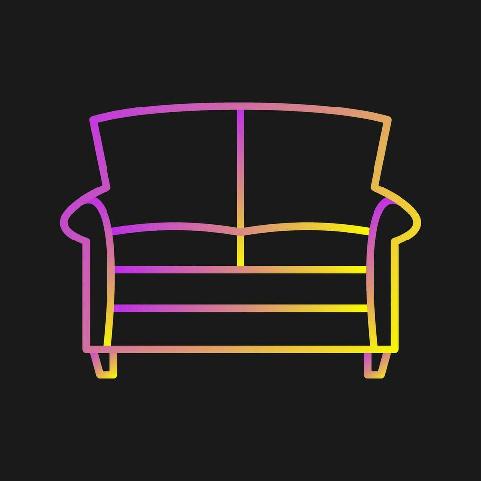 Double Sofa Vector Icon