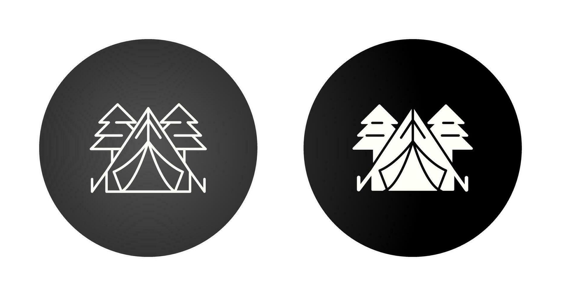 tent vector icon