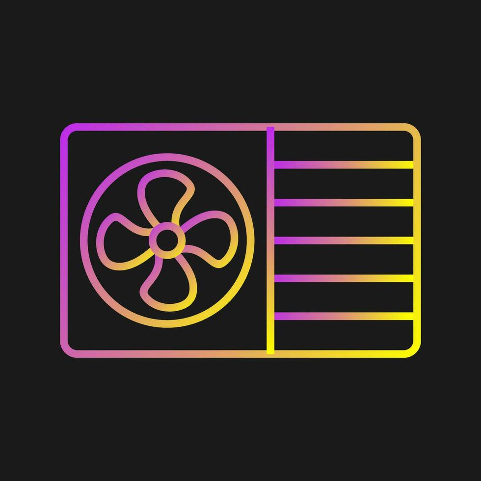 AC Window Unit Vector Icon