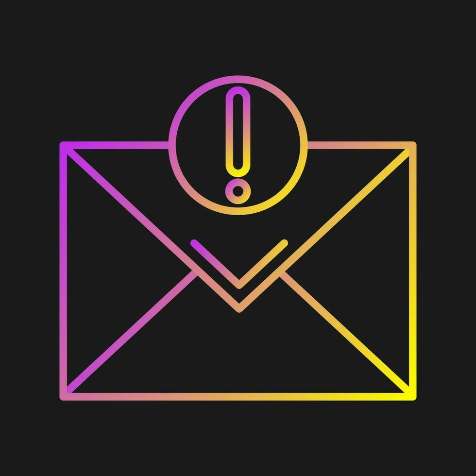 Urgent Mail Vector Icon