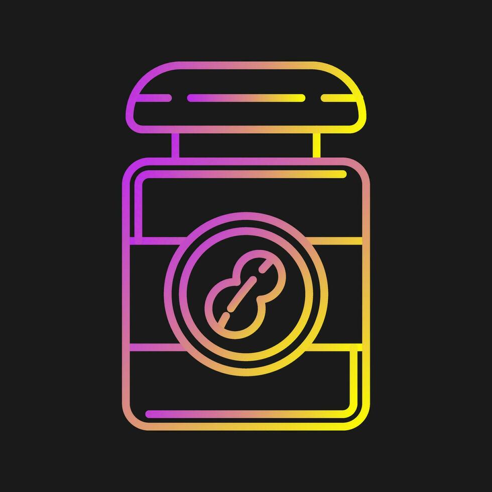 Peanut Butter Vector Icon