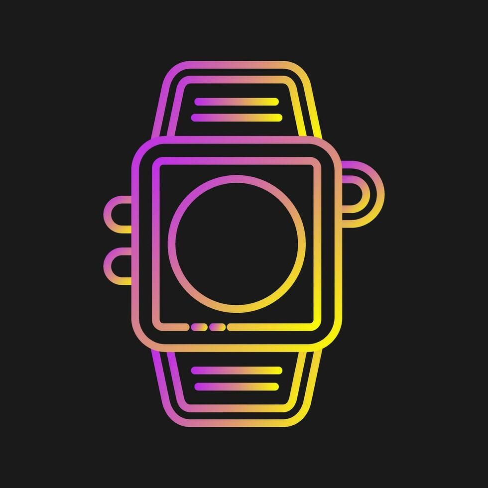 icono de vector de reloj digital