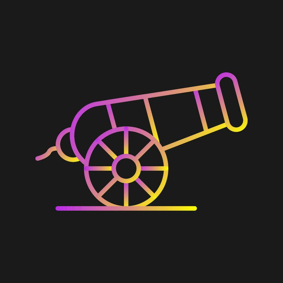 Cannon Vector Icon