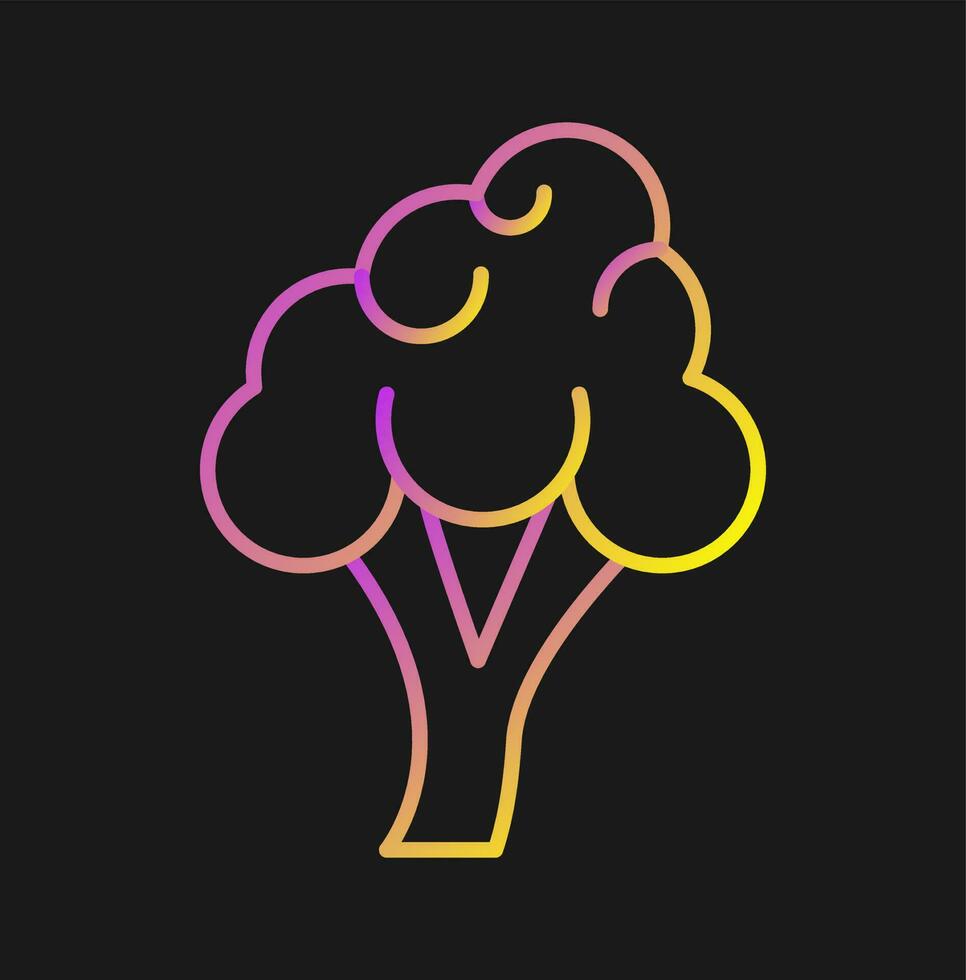 Broccoli Vector Icon