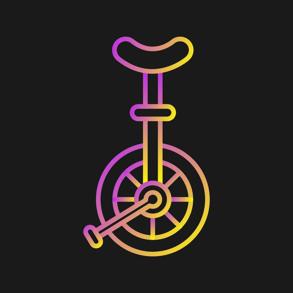 Unicycle Vector Icon