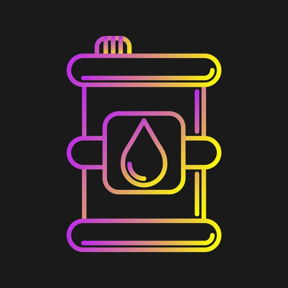 Oil Barrel Vector Icon