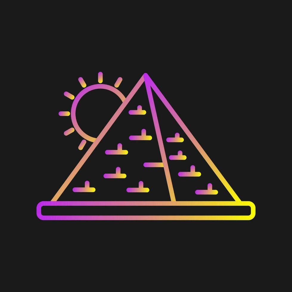 Pyramid Vector Icon