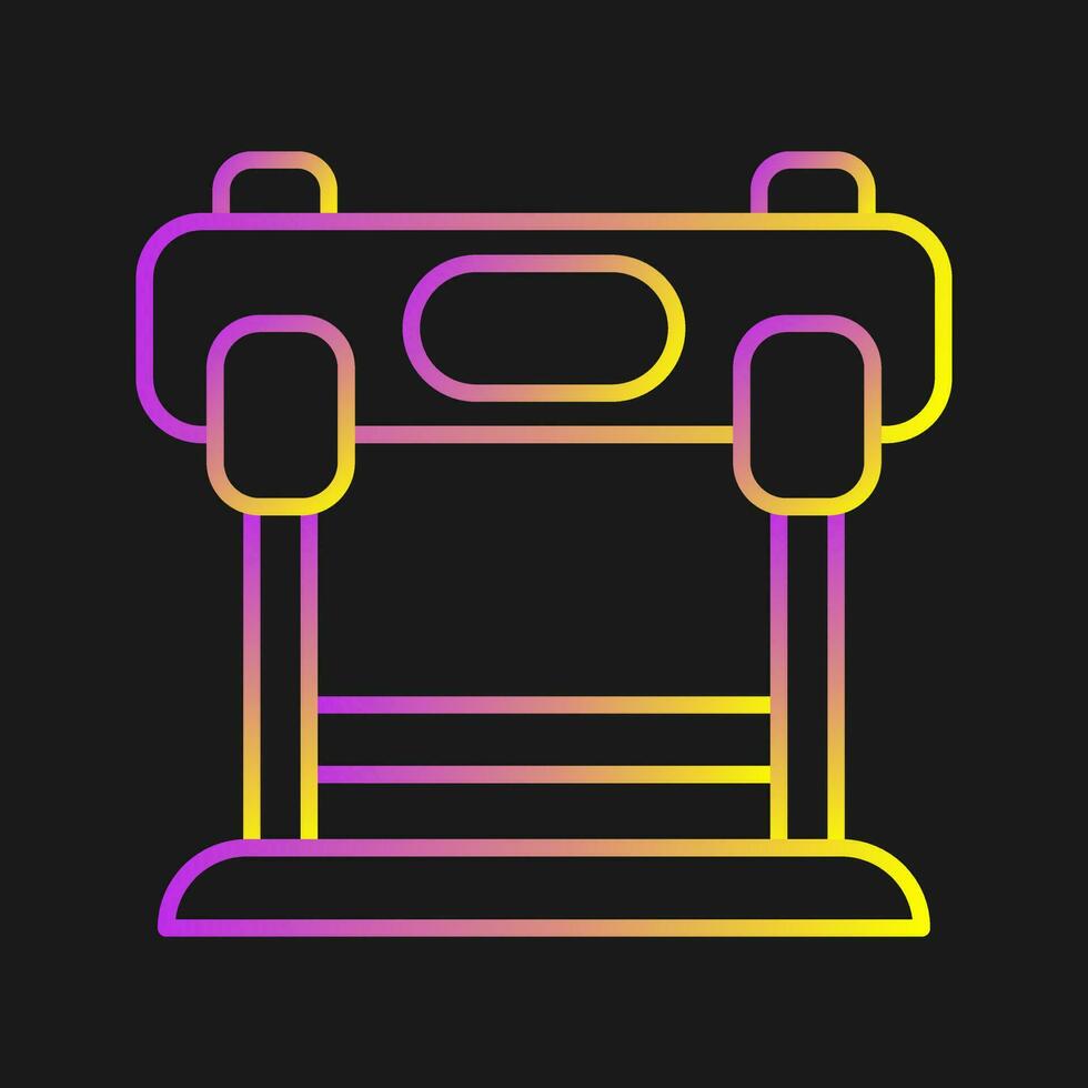 Hurdles Race Vector Icon