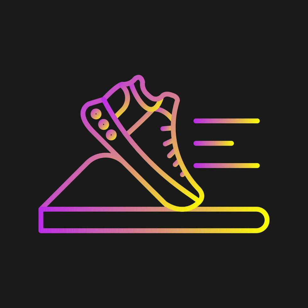 Starting Block Vector Icon