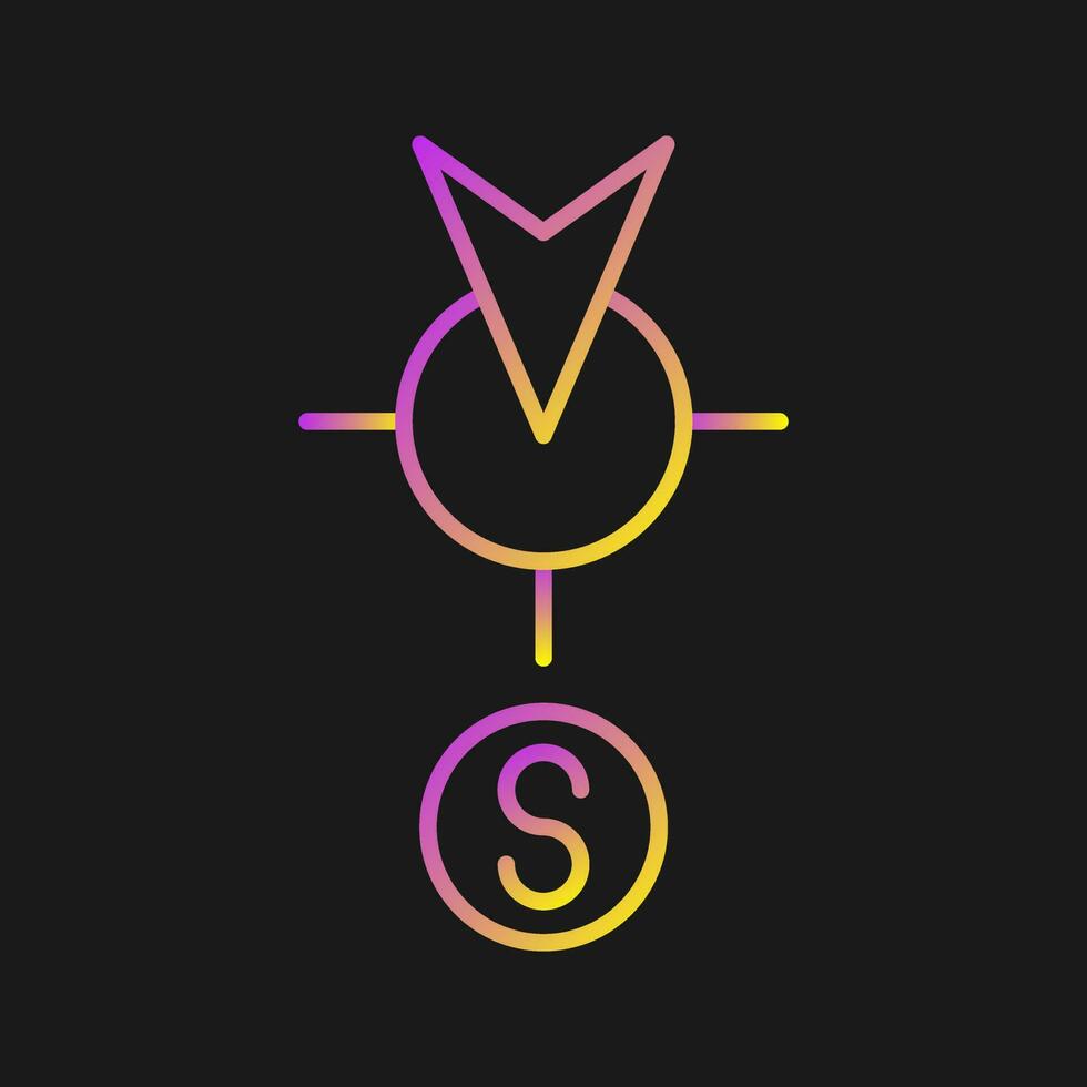 South Vector Icon