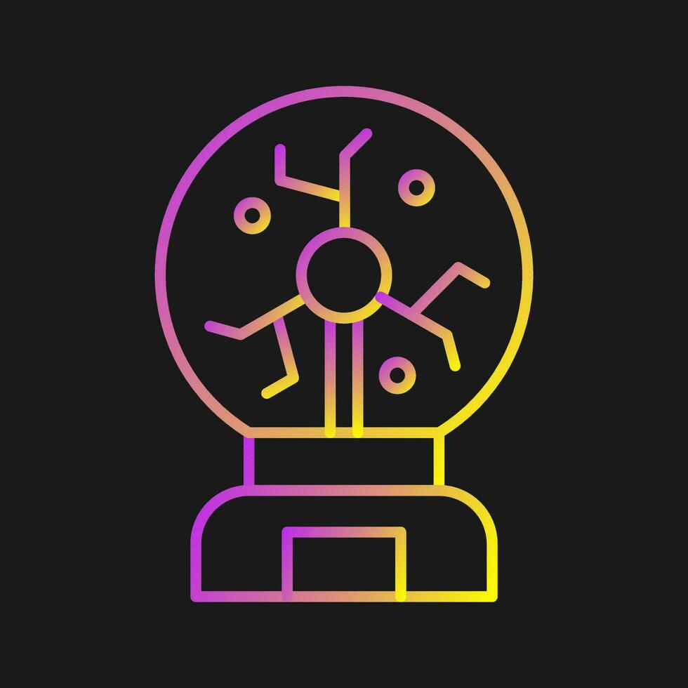 Plasma Ball Vector Icon
