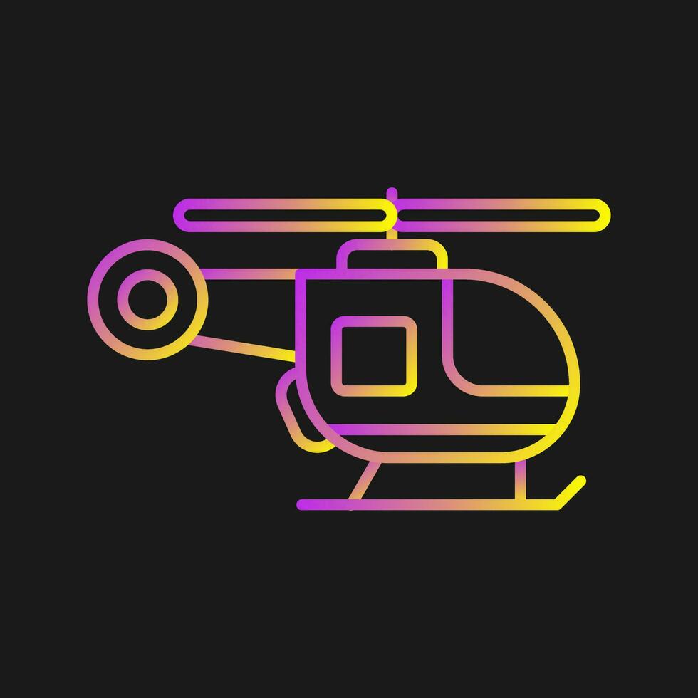 Helicopter Vector Icon