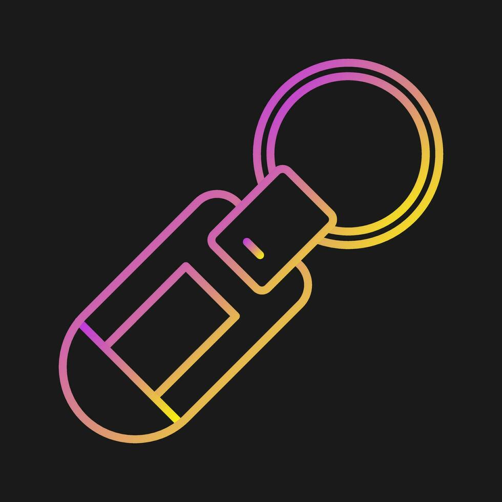 Keychain Vector Icon