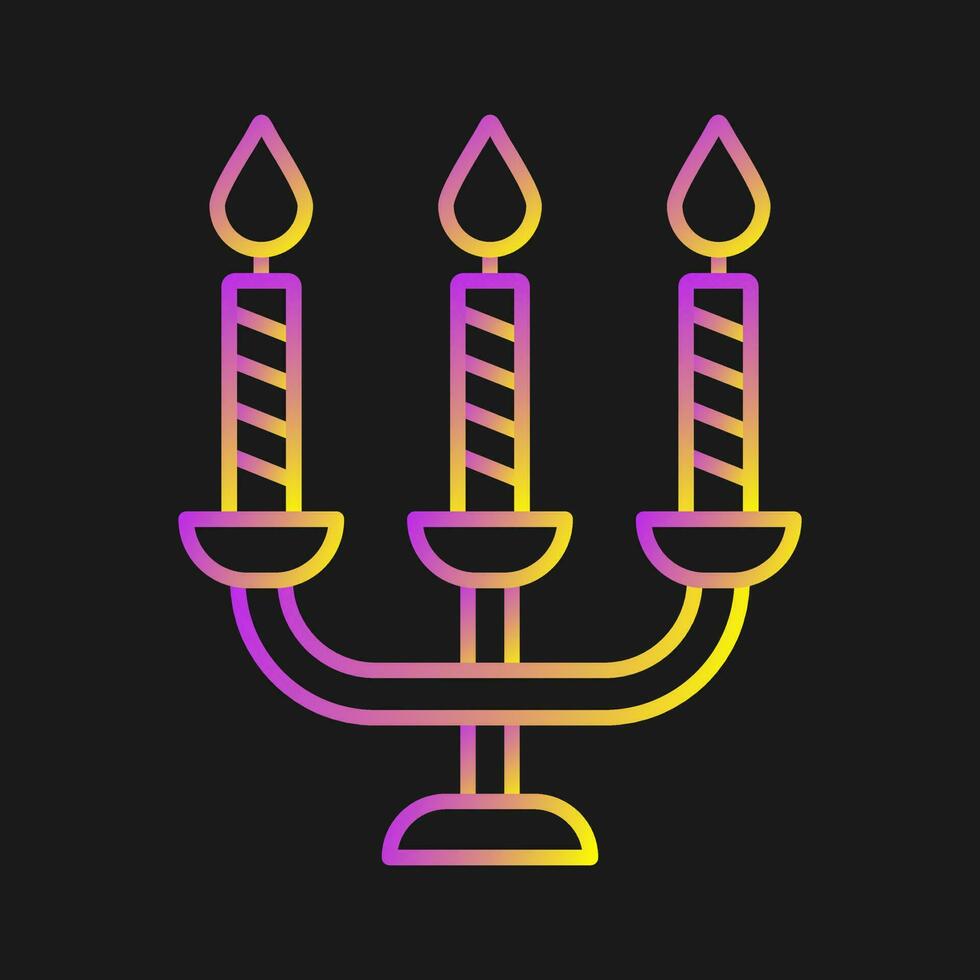 icono de vector de velas