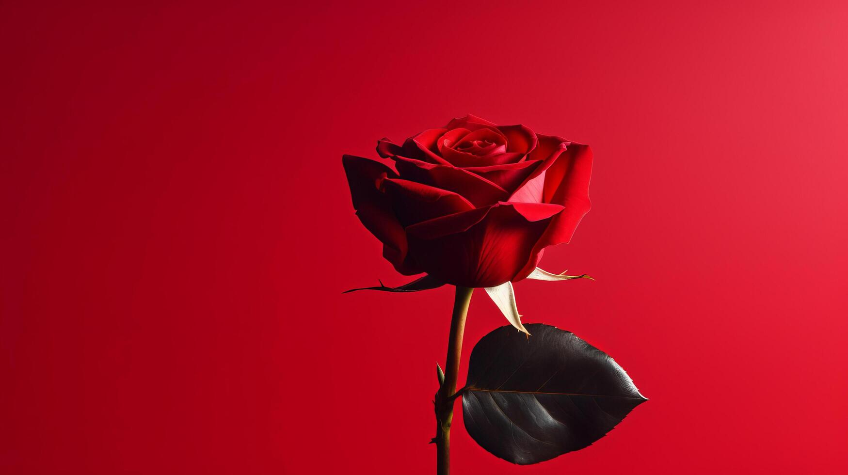 Red rose background. Illustration photo