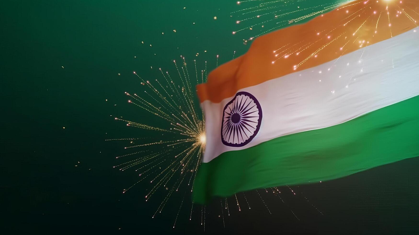 India holiday fireworks background. Illustration photo