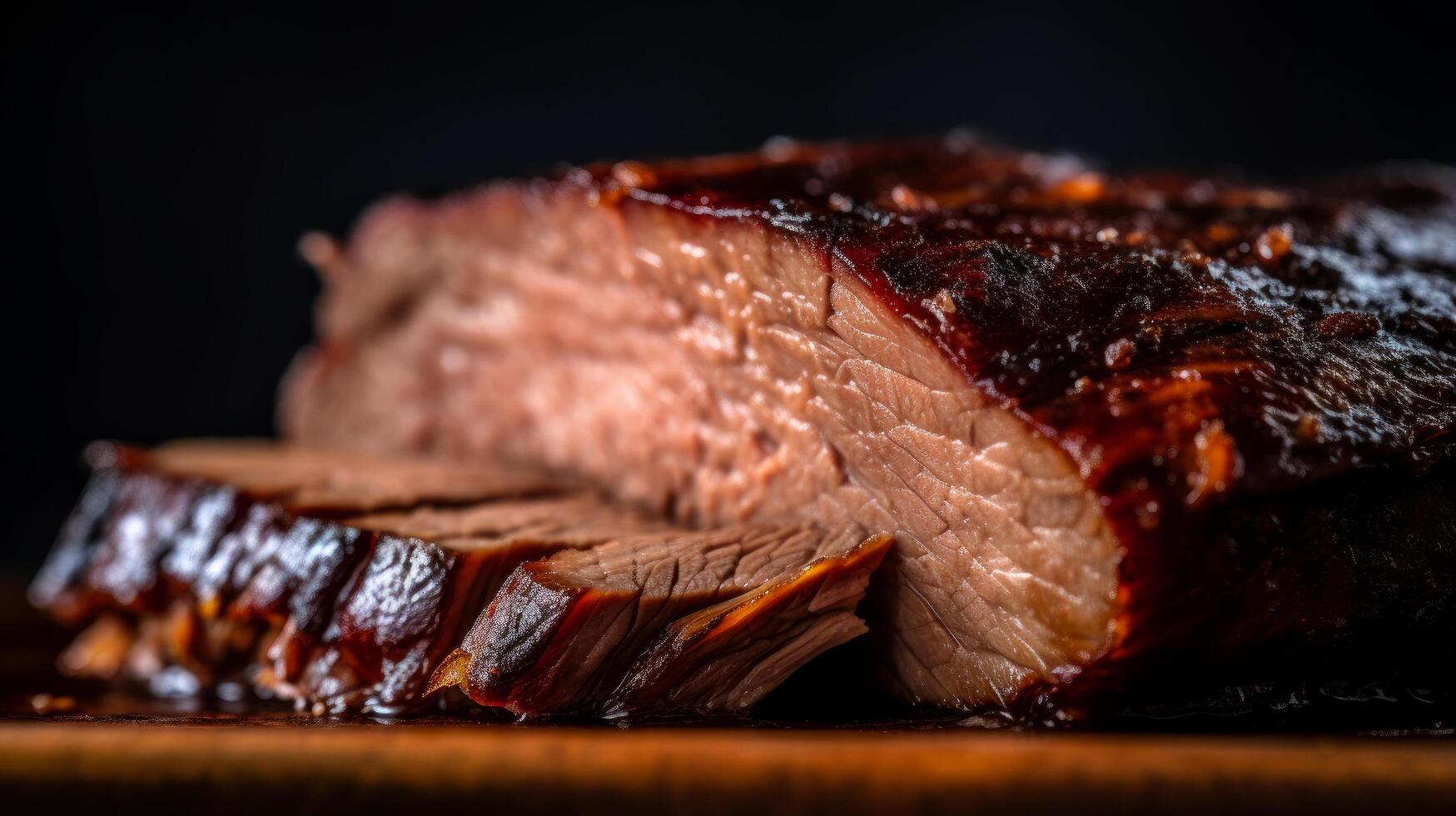 American barbecue beef Illustration photo