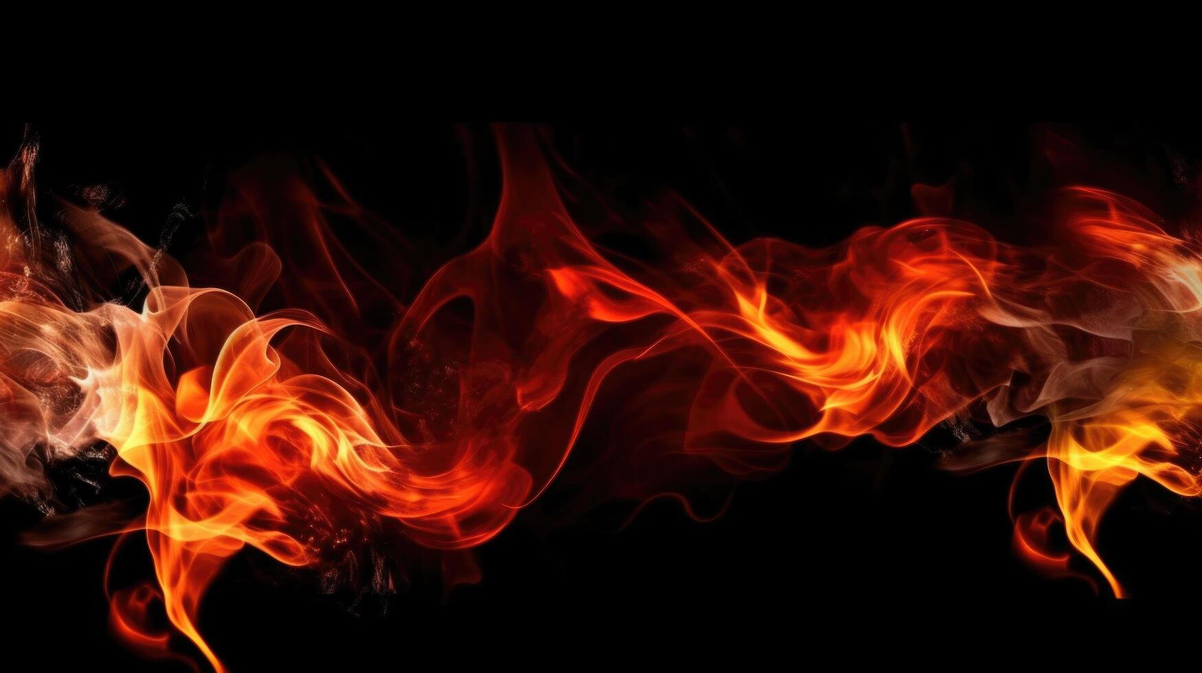 Fire background. Illustration photo