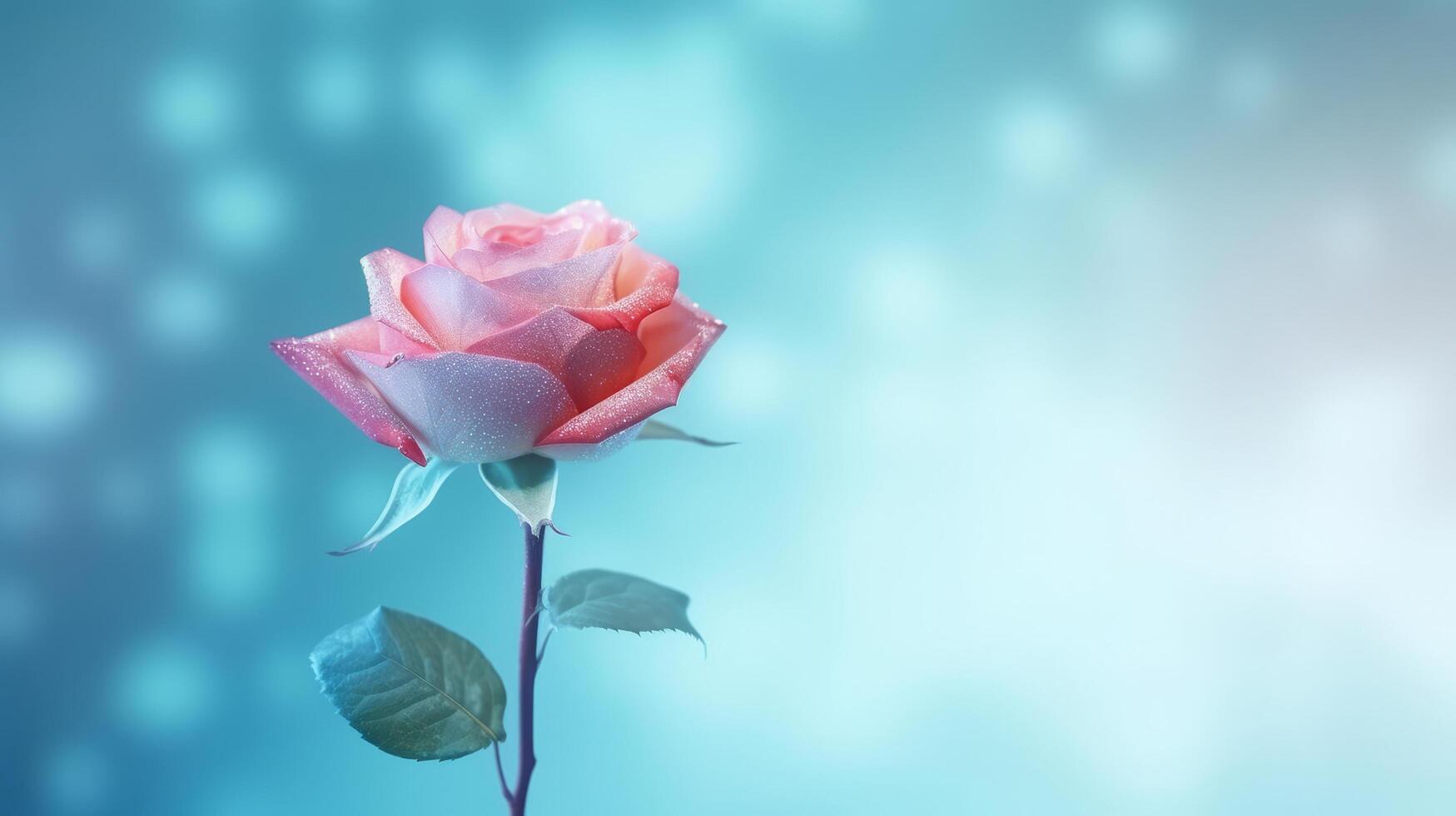 Rose flower background. Illustration photo