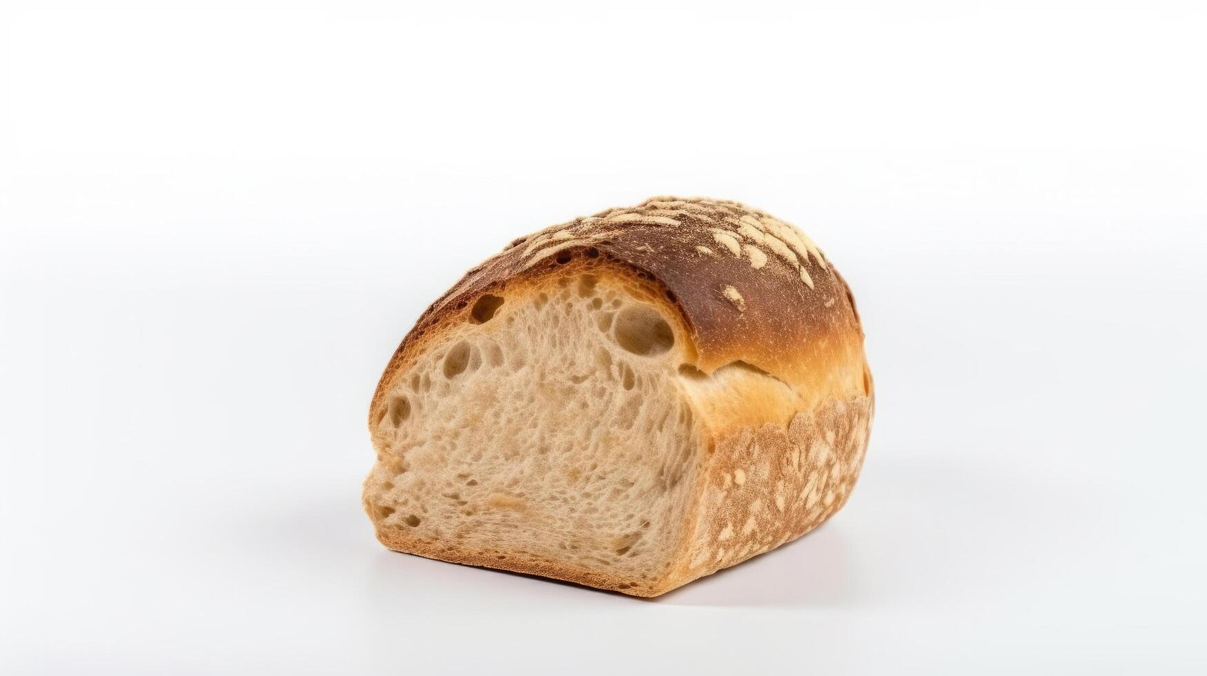 Fresh bread isolated. Illustration photo