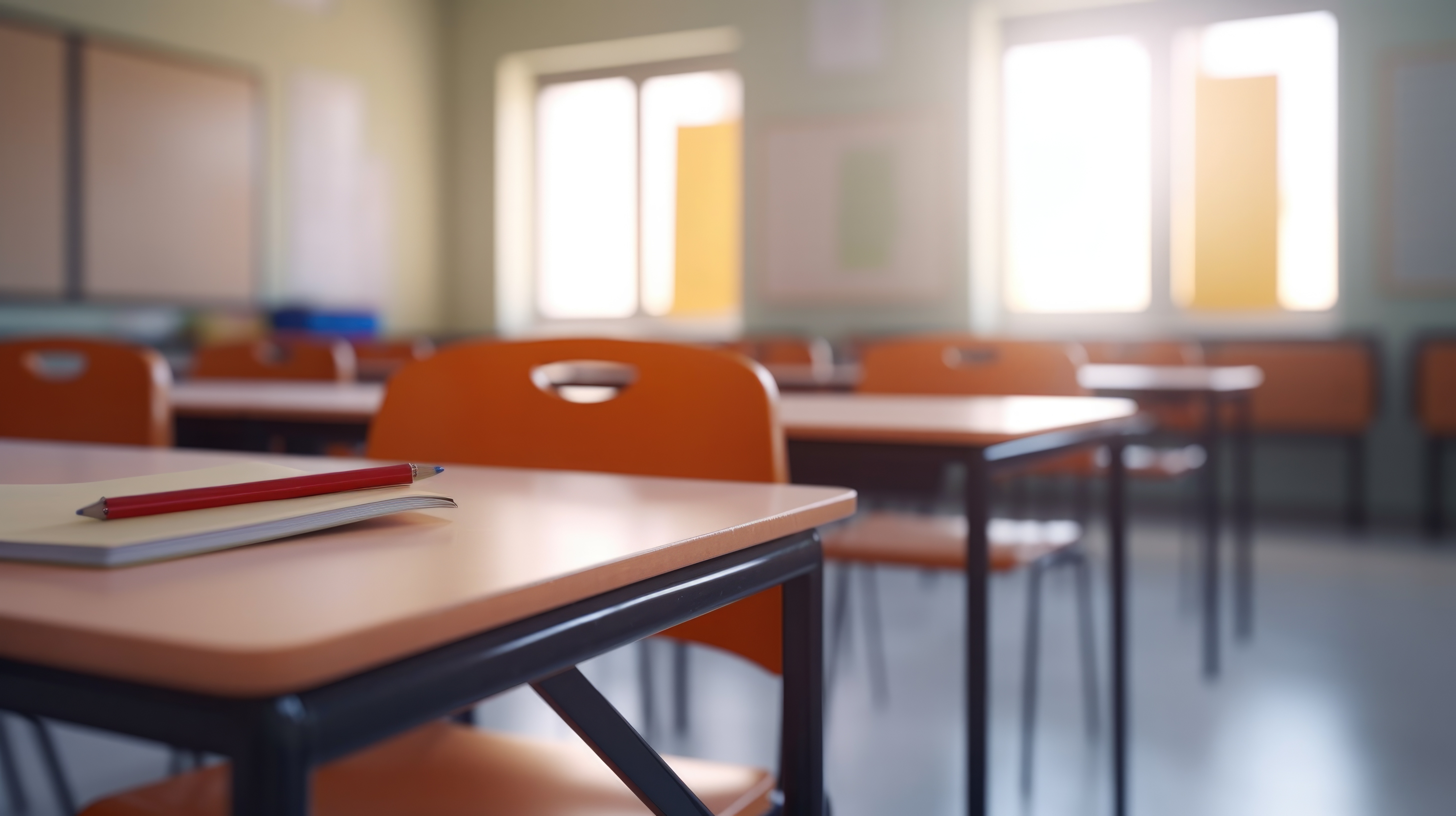 Classroom Desk With Paper Stock Photos, Images and Backgrounds for Free