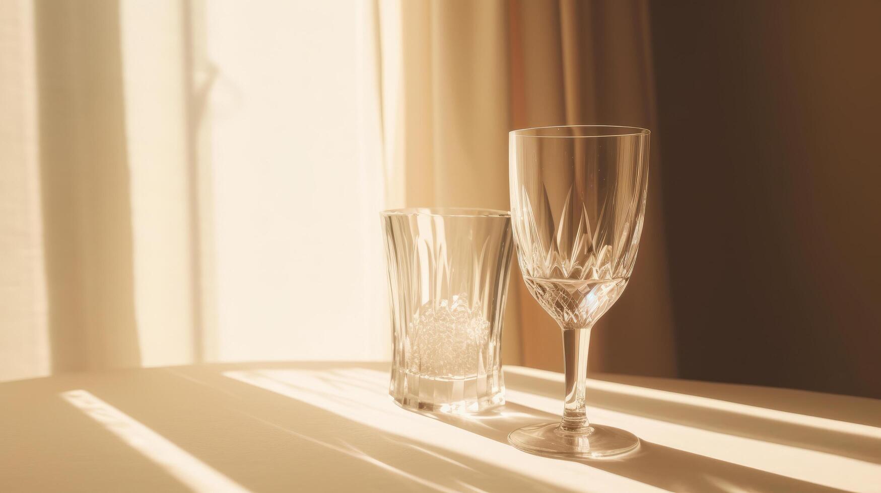 Champagne glass background. Illustration photo