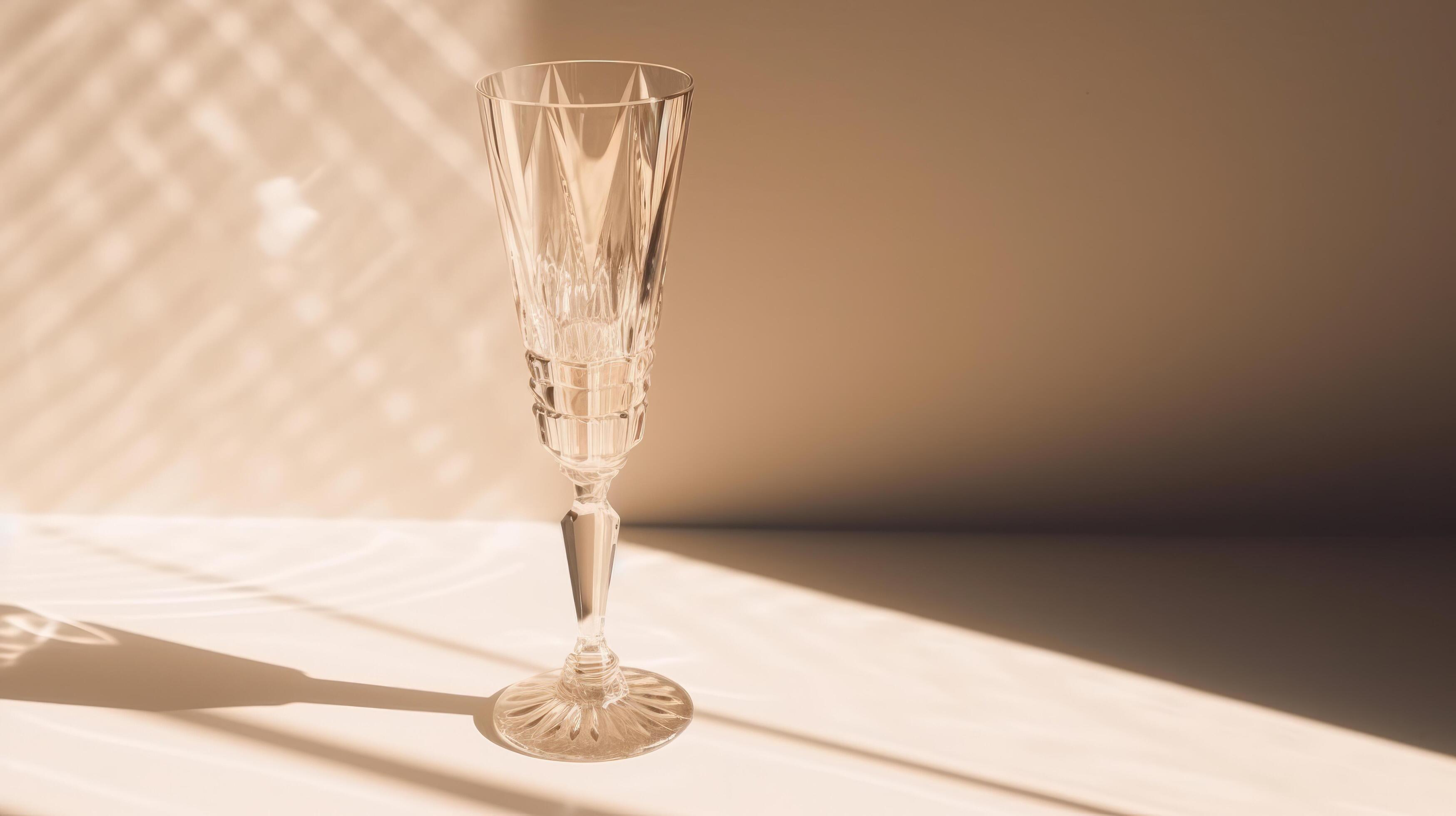 Champagne glass background. Illustration AI Generative 23698961 Stock