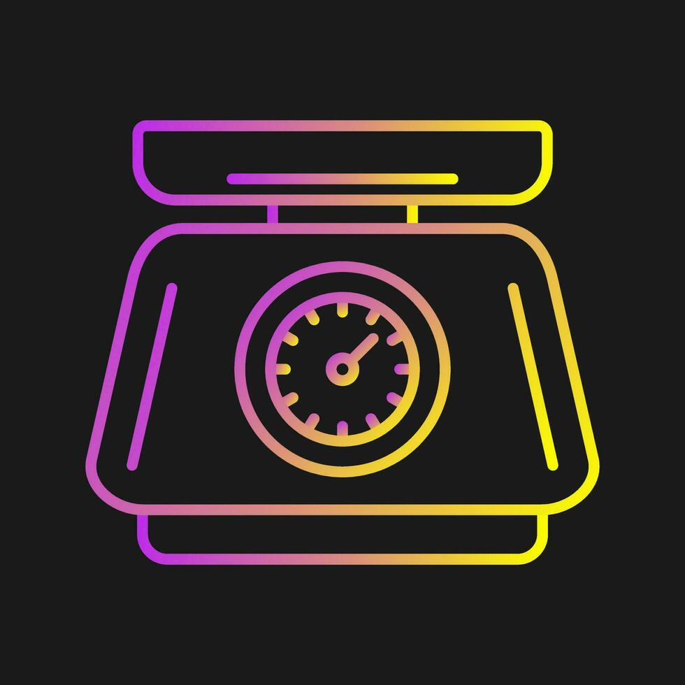 Weight Scale Vector Icon