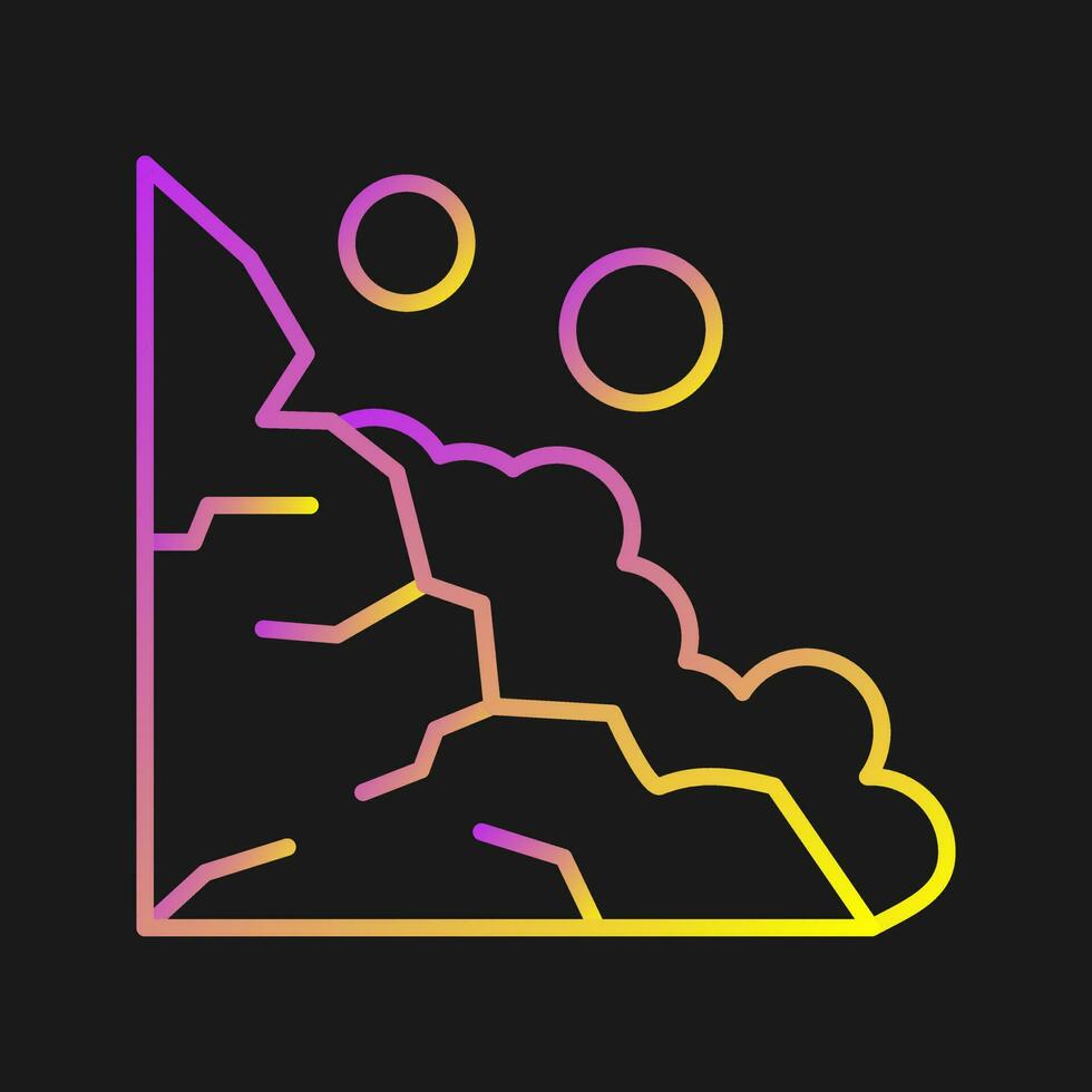 Landslide Vector Icon