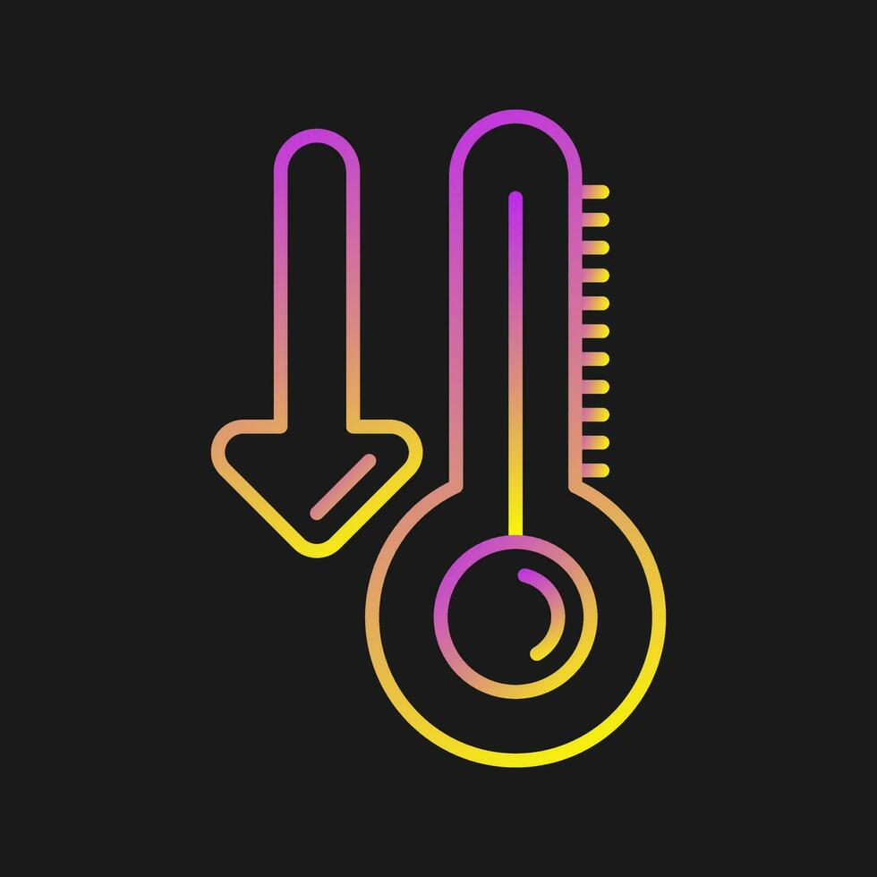 Low Temperature Vector Icon
