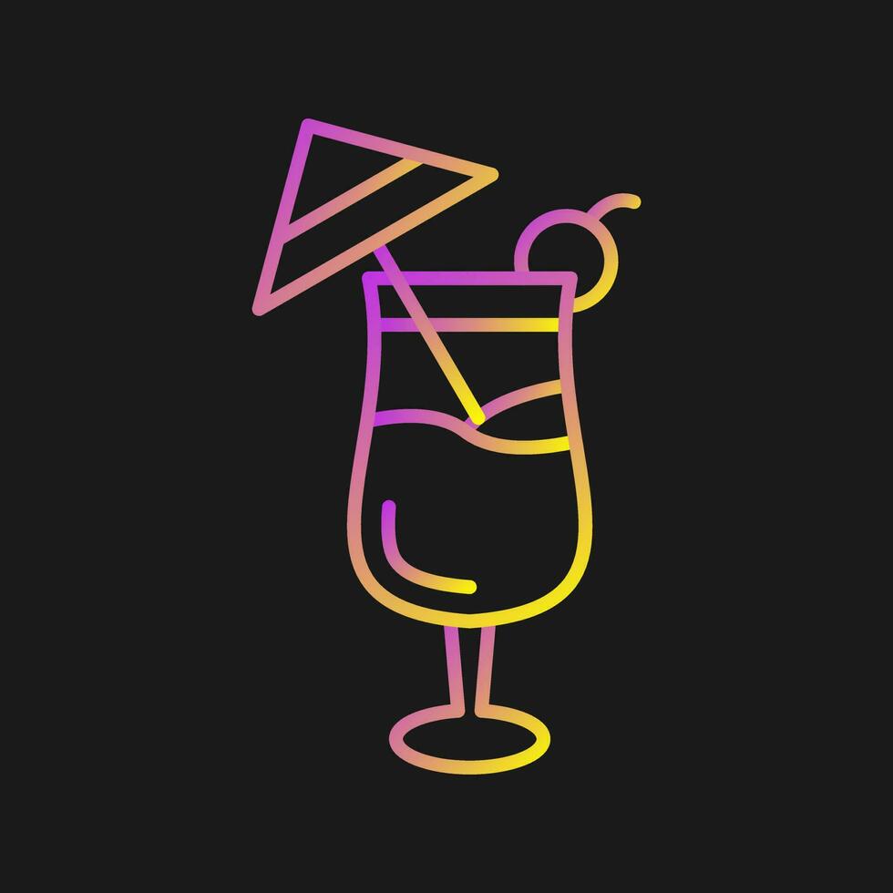 Cocktail Vector Icon
