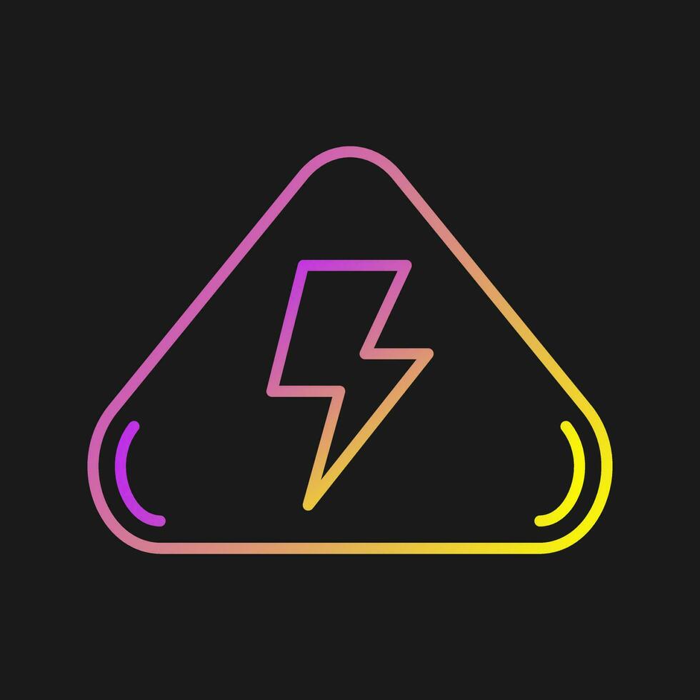 Electrical Hazard Vector Icon