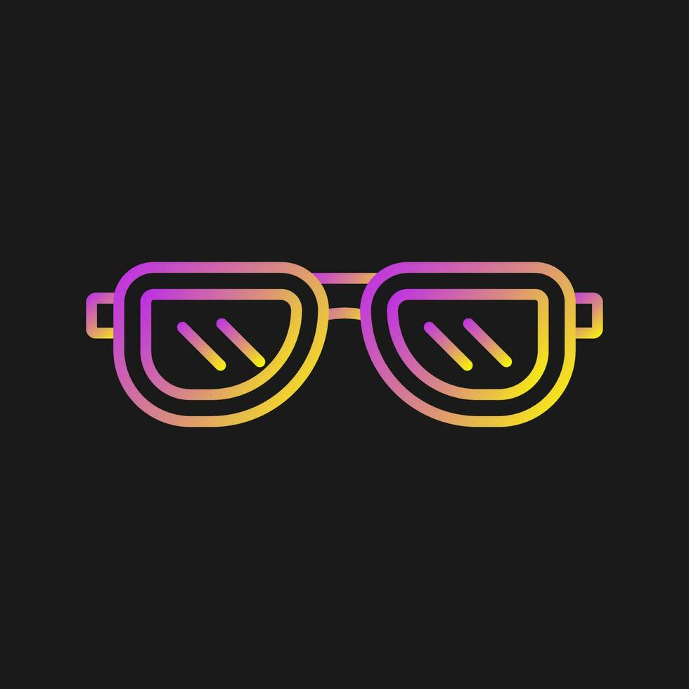 icono de vector de gafas