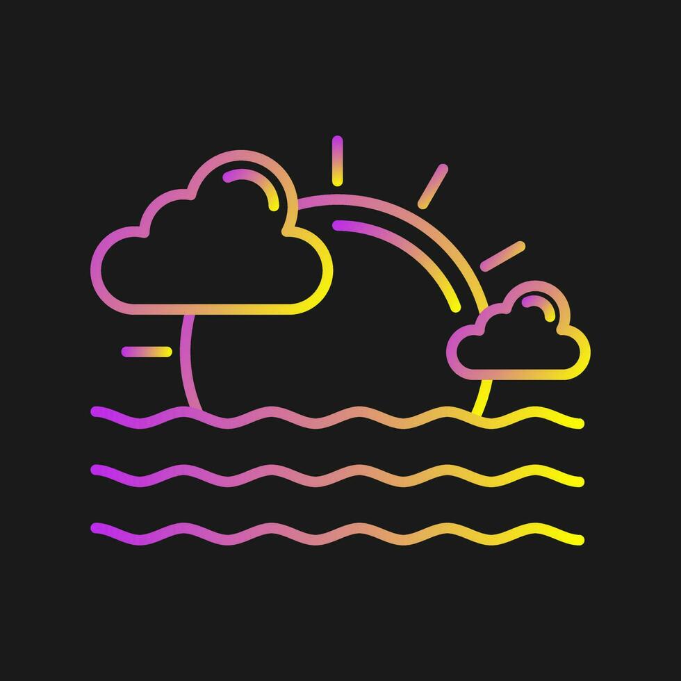 Sunset Vector Icon