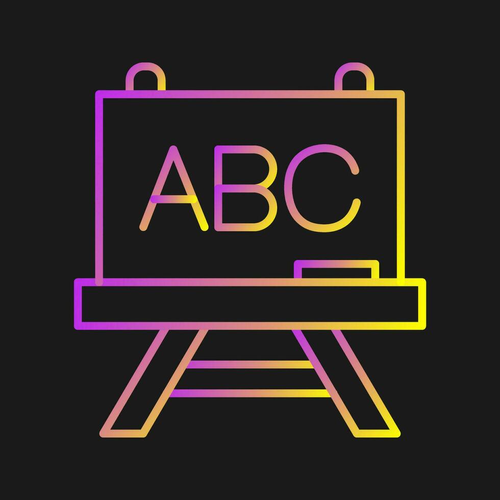 Chalk Board Vector Icon