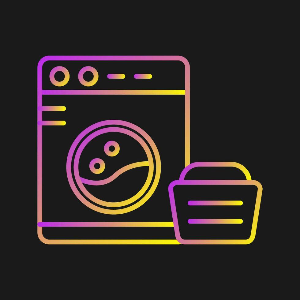 Washing Machine Vector Icon