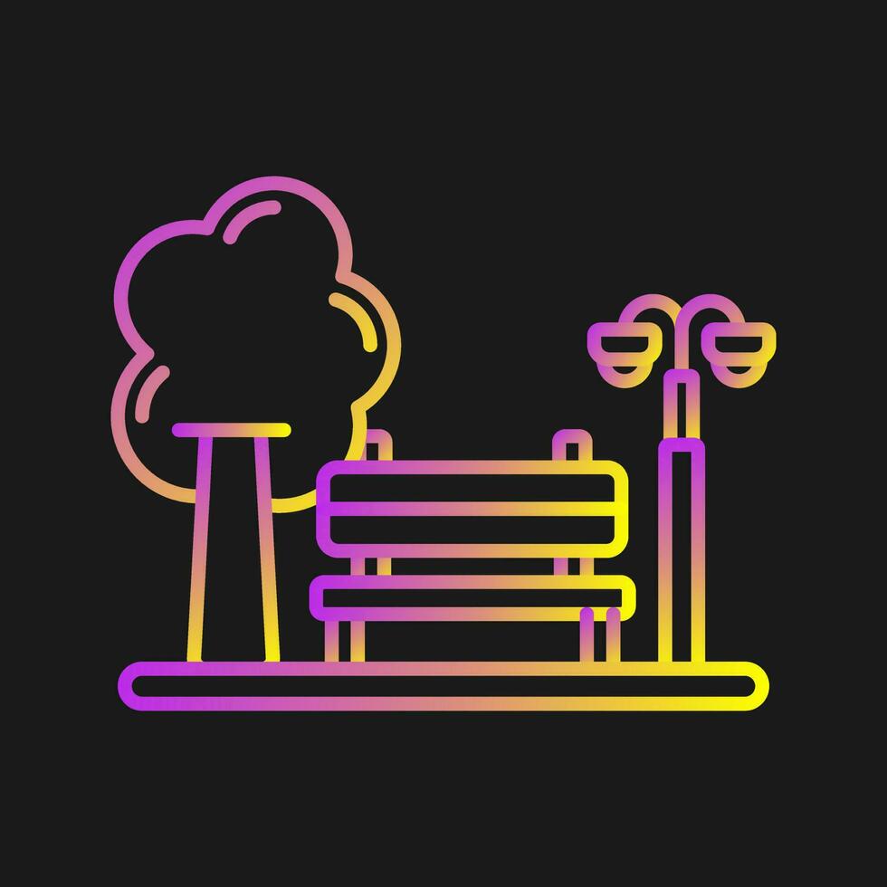 Park Vector Icon