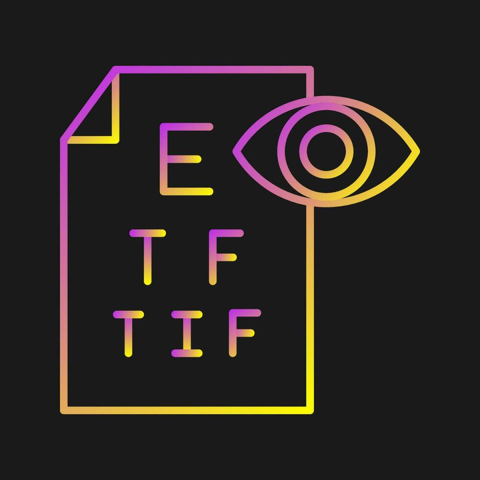 Eye Test Vector Icon