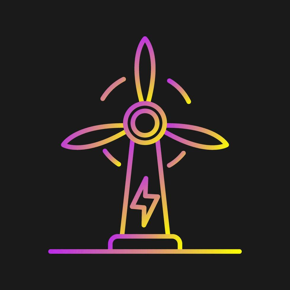 Wind Power Vector Icon