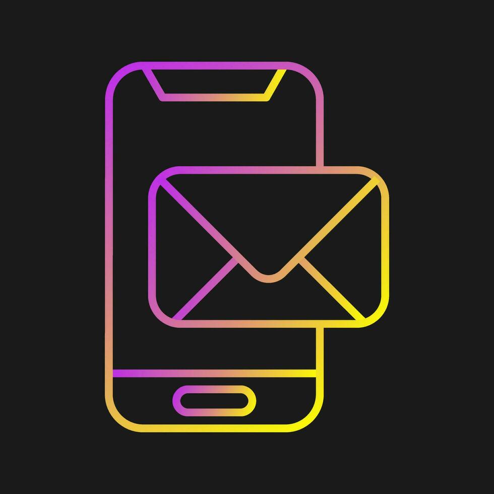 Phone Mail Vector Icon