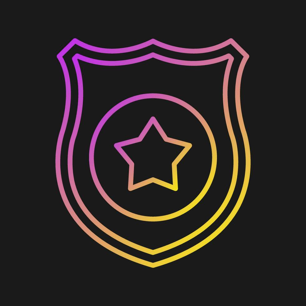 Police Shield Vector Icon